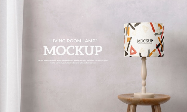 Lamp mock-up design for room decor