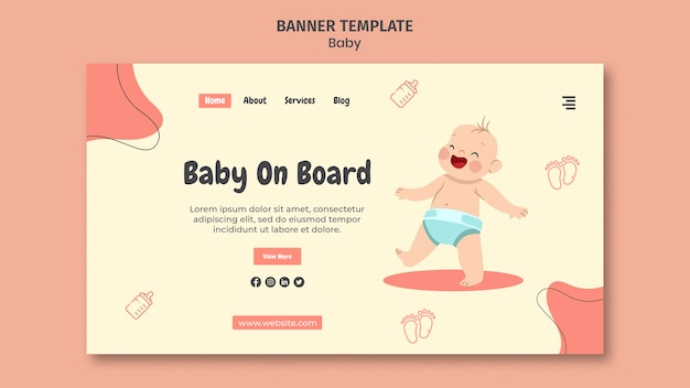 Landing page for international baby day