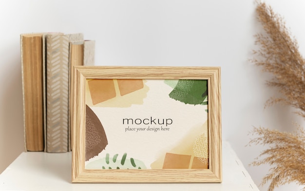 Landscape frame design mockup