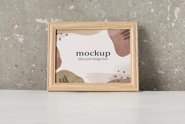 Landscape frame design mockup