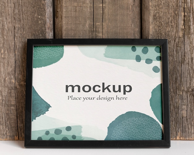 Landscape frame design mockup