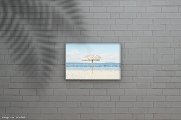 landscape photo frame mockup