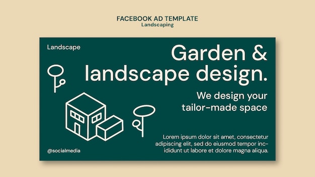 Landscaping template design