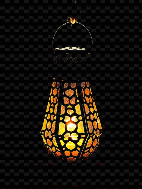 PSD lantern light with diffused glow warm radiant enhancing cozi png y2k neon light effect design