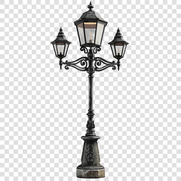 PSD lantern street lamp