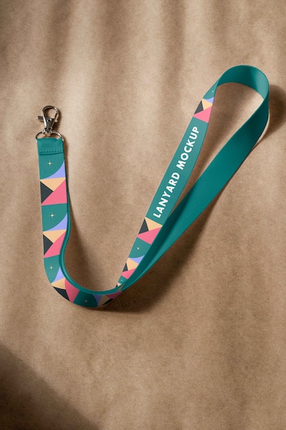 Lanyard mockup design