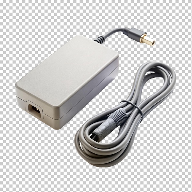 laptop charger on transparent background