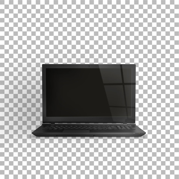 PSD laptop computer with a white body and a black keyboard suitable for use in a variety of contexts such as in a business or educational setting or as a background for a website or presentation