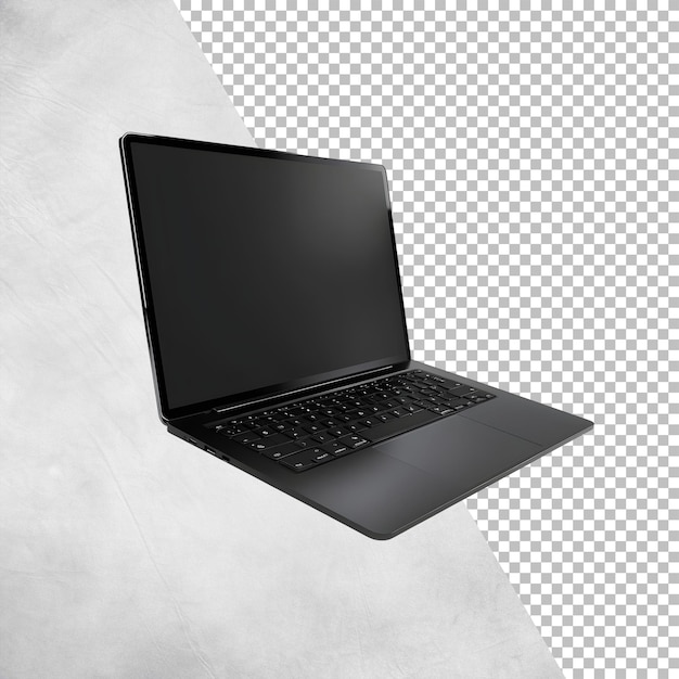 Laptop Isolated on transparent background