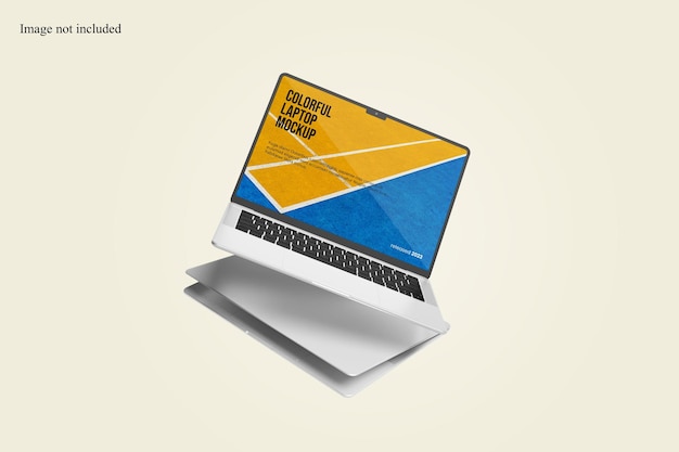 Laptop Mockup for showcasing your UI design for showcasing your design