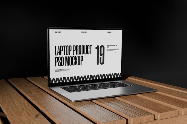 PSD laptop mockup