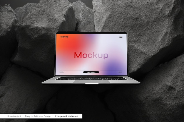 PSD laptop mockup