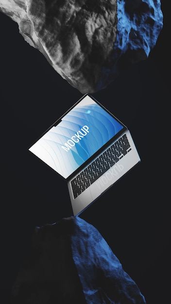 PSD laptop mockup