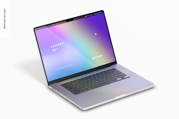 Laptop Pro Mockup Perspective