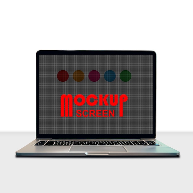 PSD laptop screen mockup