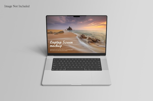 Laptop screen mockup