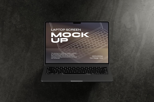 Laptop Screen Premium Mockup