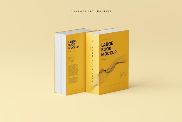 Large Book Mockups