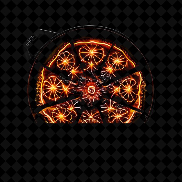 PSD a large clock with orange and yellow stars on it