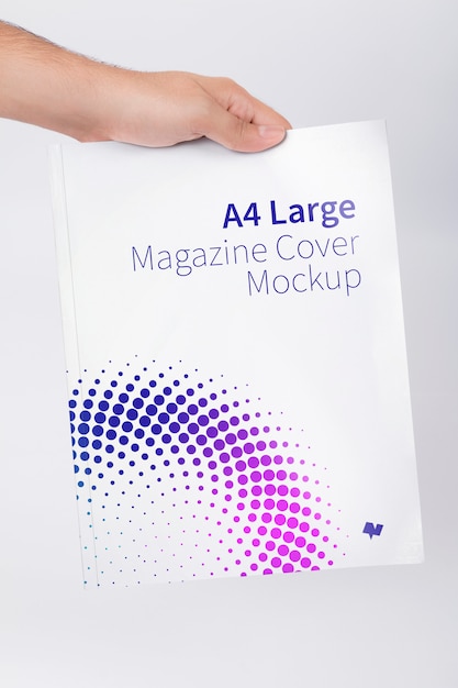 Large magazine cover mockup