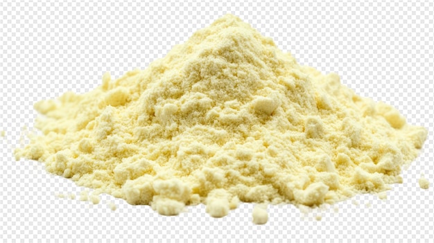 a large pile of flour with a large pile of flour