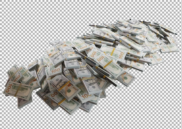 Large pile of one hundred states dollar bill large resolution for business finance news background