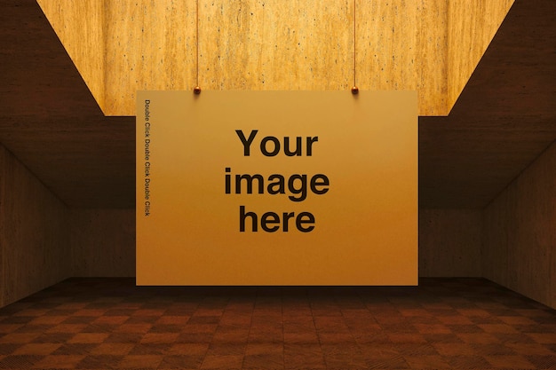 A large sign that says your image here