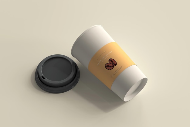 Large Size Paper Coffee Cup Mockup