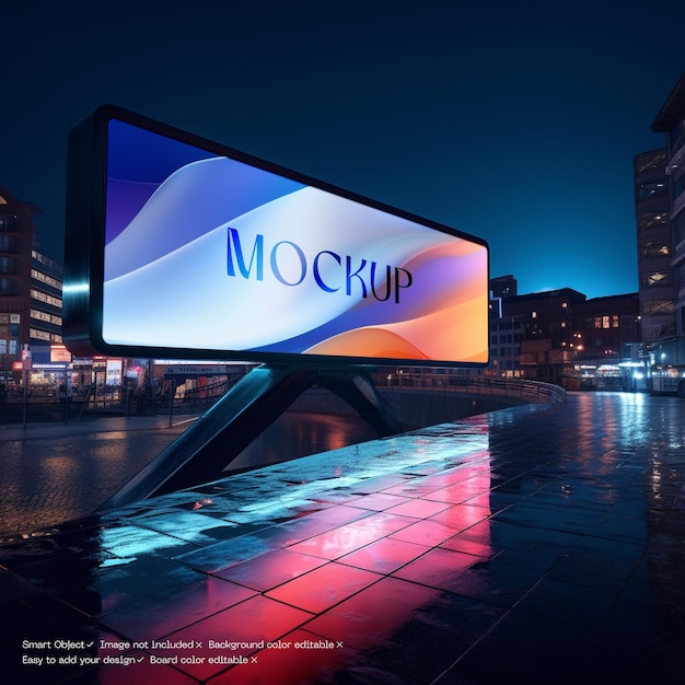 PSD larger billboard mockup