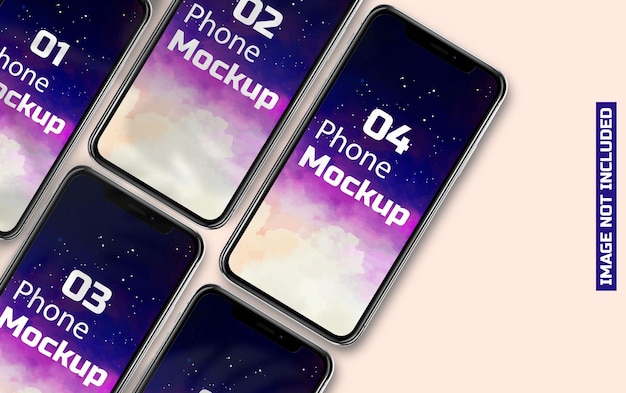 Latest design smartphone screens ui design mockup