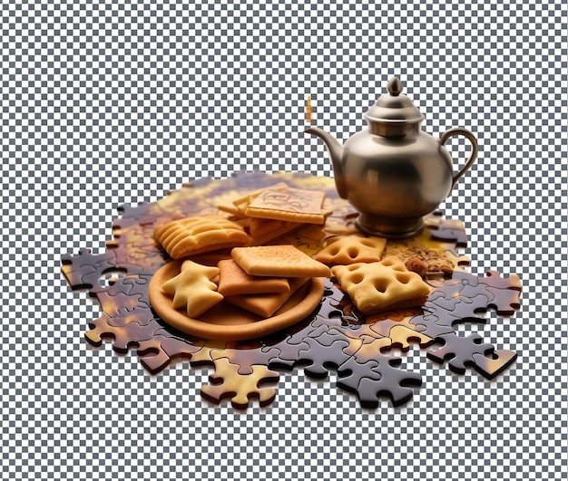 Latest Ramadan Themed Jigsaw Puzzle isolated on transparent background