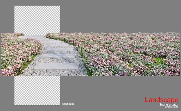 PSD lawns and flower gardens