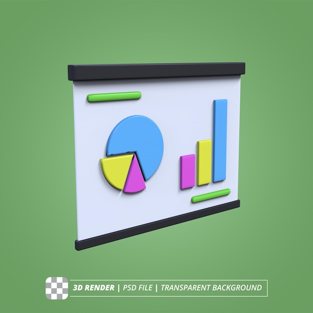 LCD PROJECTOR DIAGRAM 3D RENDER