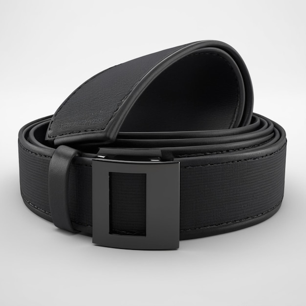 PSD a leather belt with a square opening on the side