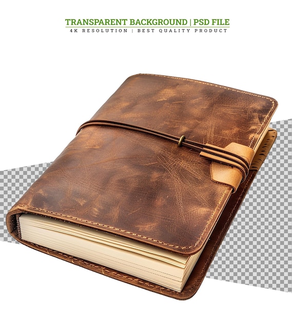 leather bound note book