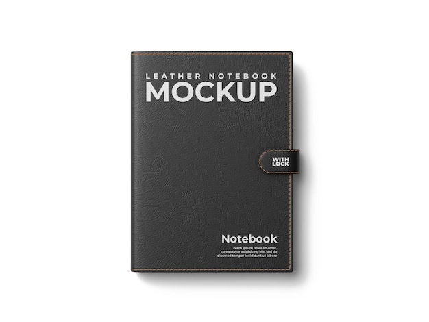 Leather Notebook Mockup Template