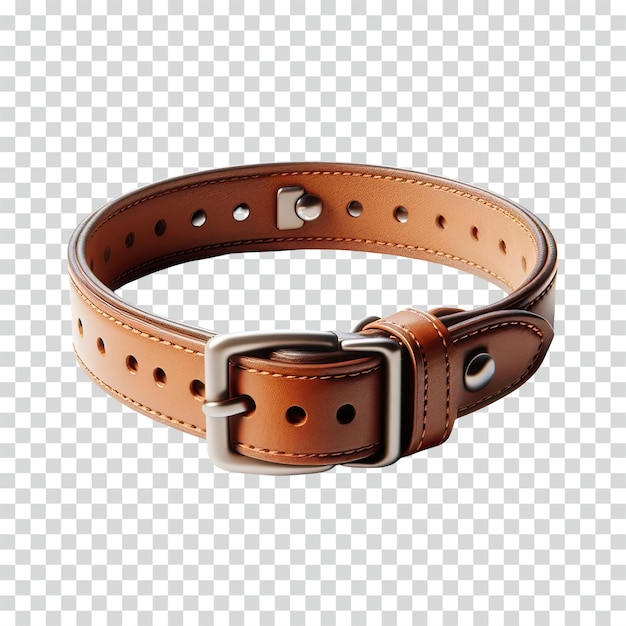 leather pet collar transparent background