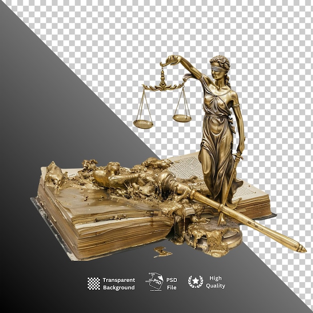 PSD legal service day isolated on transparent background