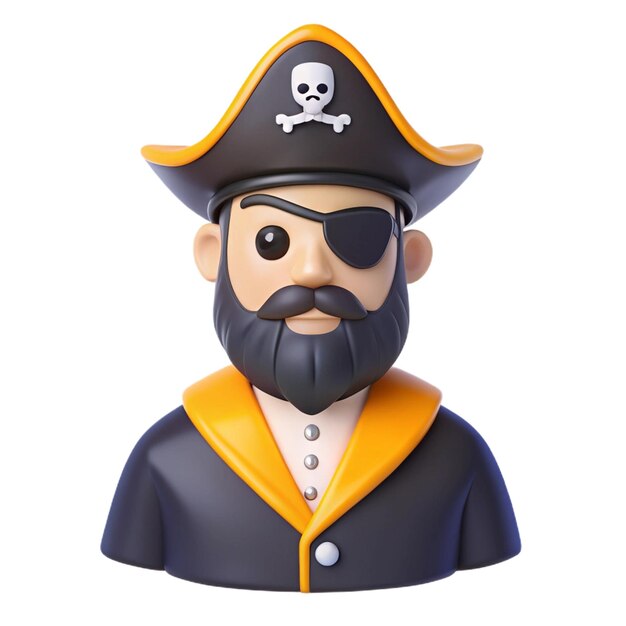 a lego figure of a pirate with a pirate hat and a pirate hat