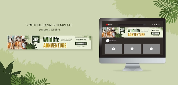 Leisure and wildlife youtube banner