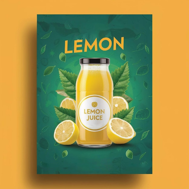 Lemon juice poster