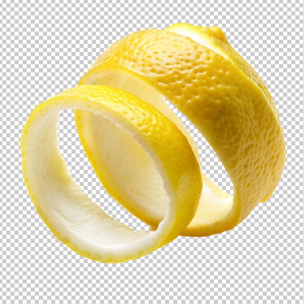 lemon peel transparent background