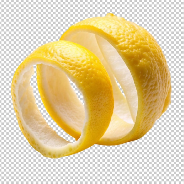 lemon peel transparent background