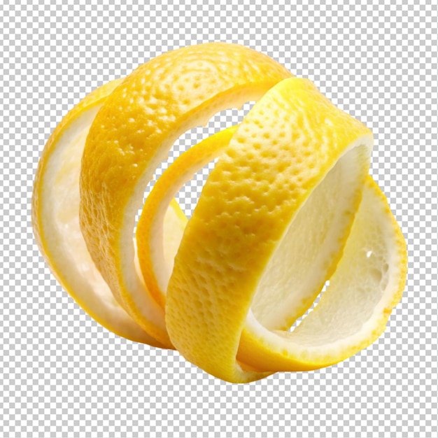 lemon peel transparent background