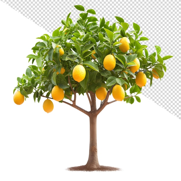 PSD a lemon tree with a lemon tree on it