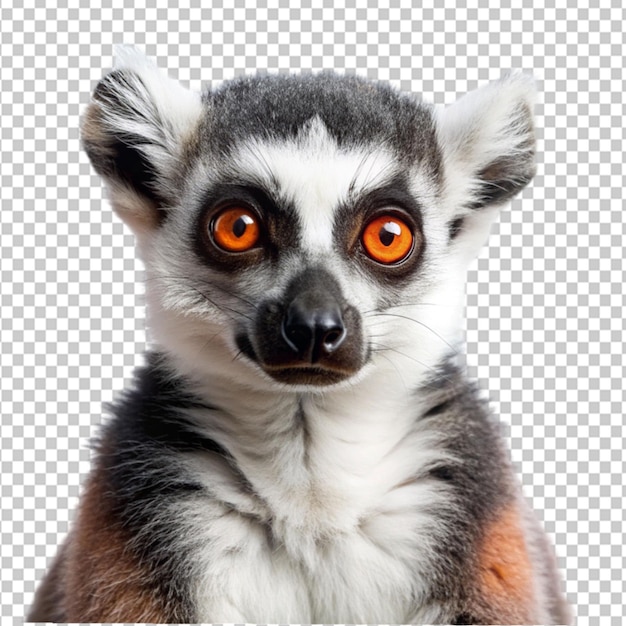 lemur on transparent background