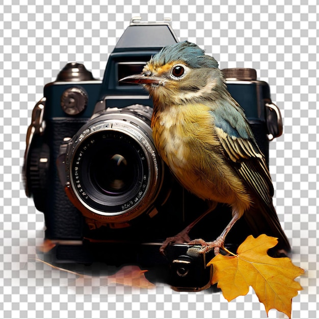 Lens and bird