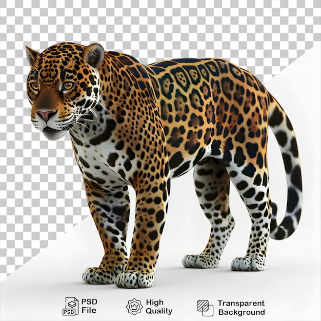 a leopard figure is shown on a white background