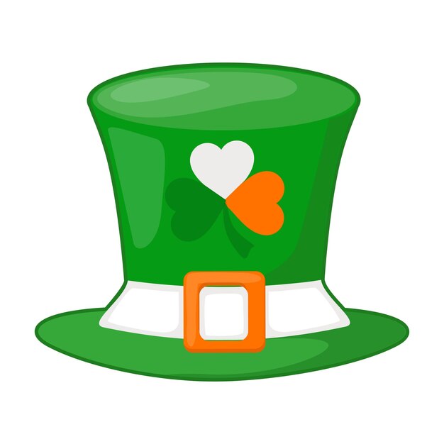 PSD leprechaun green top hat with clover for st patrick s day gnome green top hat with clover