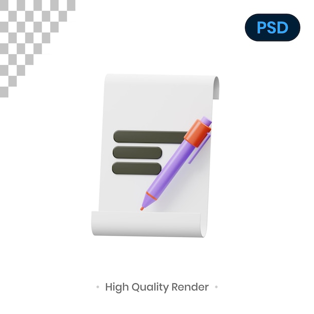 Letter 3D Icon Premium Psd